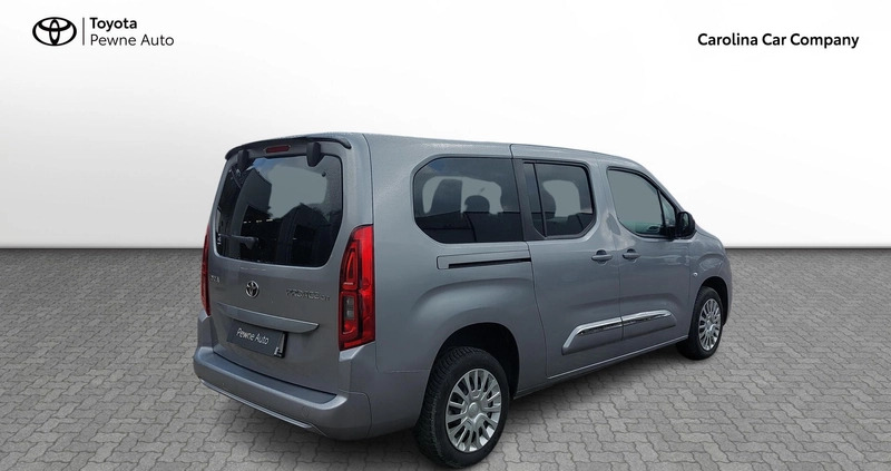 Toyota Proace City Verso cena 133900 przebieg: 25349, rok produkcji 2022 z Szczytna małe 407